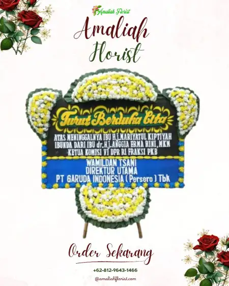 Papan Bunga Duka cineam